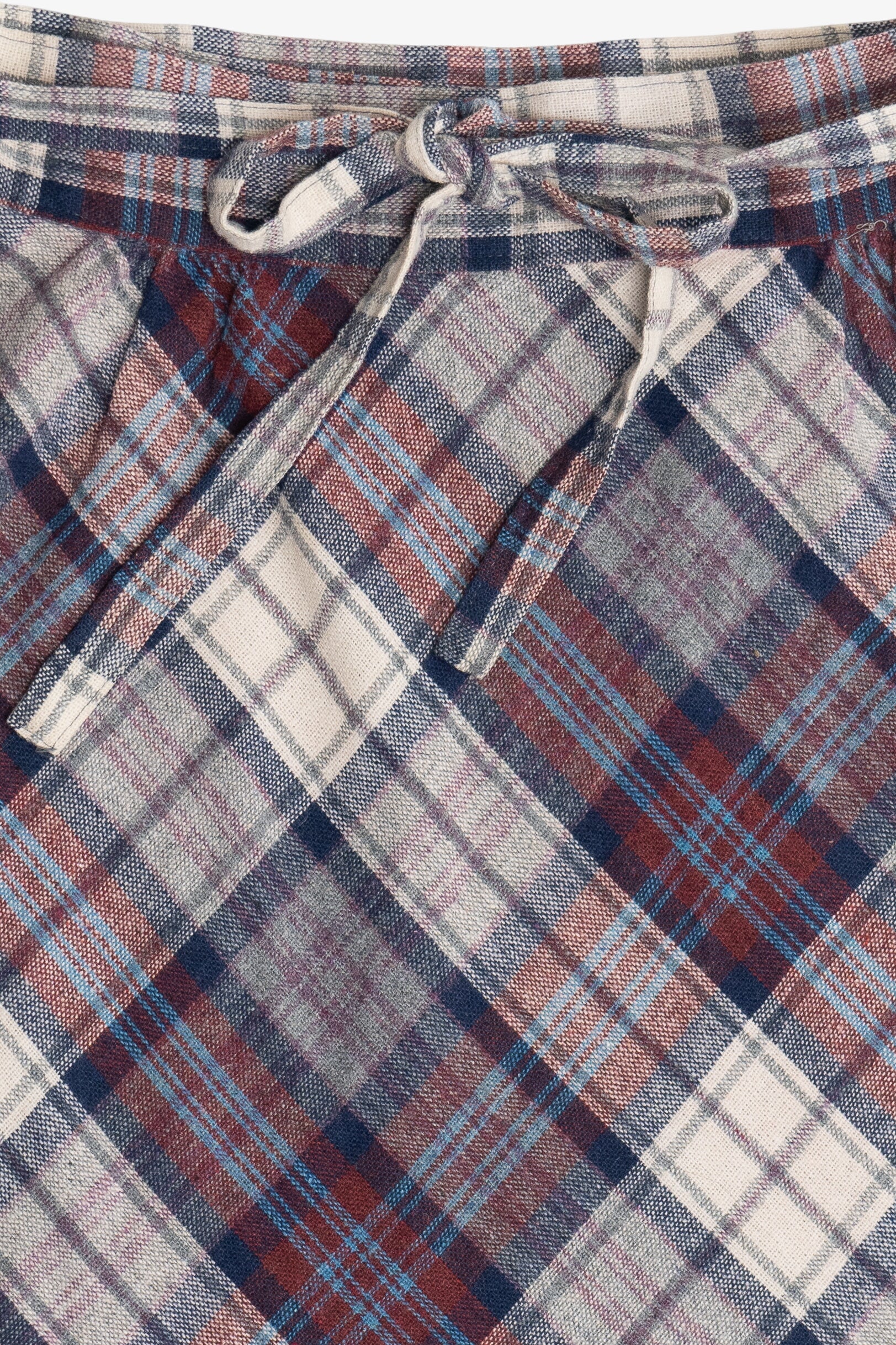 Vintage Wool Adjustable Wraparound Tie Skirt (1990s)