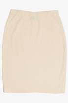 Vintage Ivory Wool Bodycon Sweater Skirt (1980s)