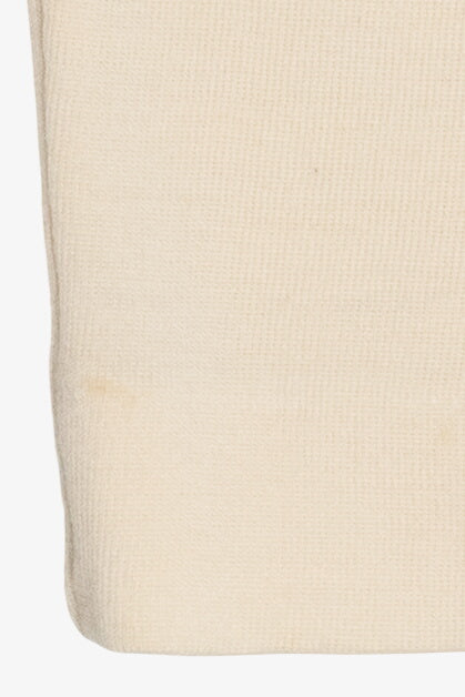 Vintage Ivory Wool Bodycon Sweater Skirt (1980s)