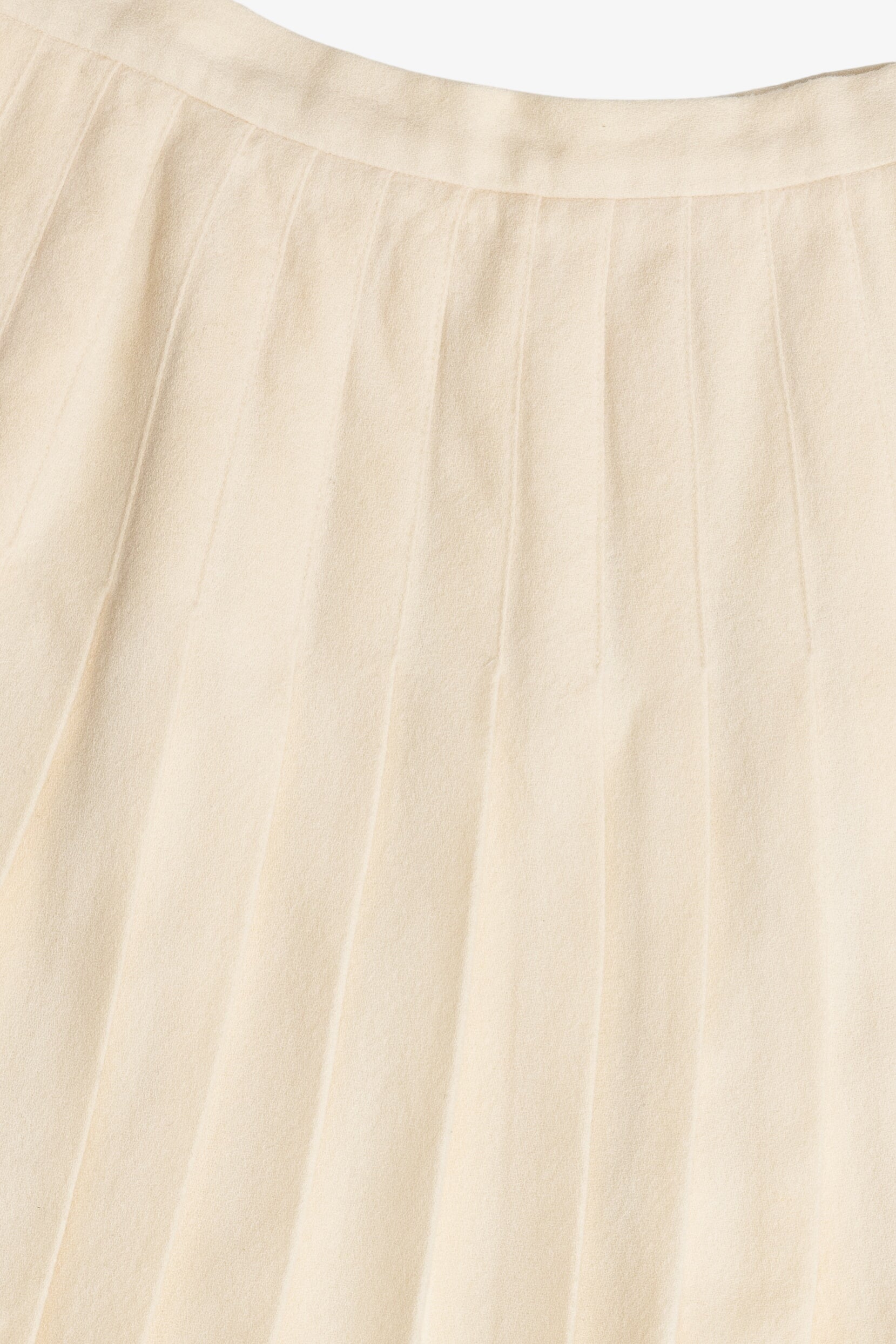 Vintage Wool Pleated Lined Skirt (1990s)