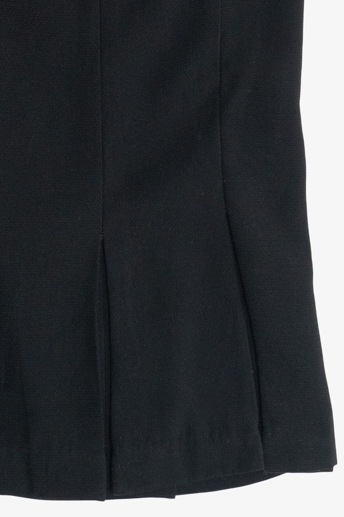 Vintage Metro Style Black Pleated Skirt (1990s)