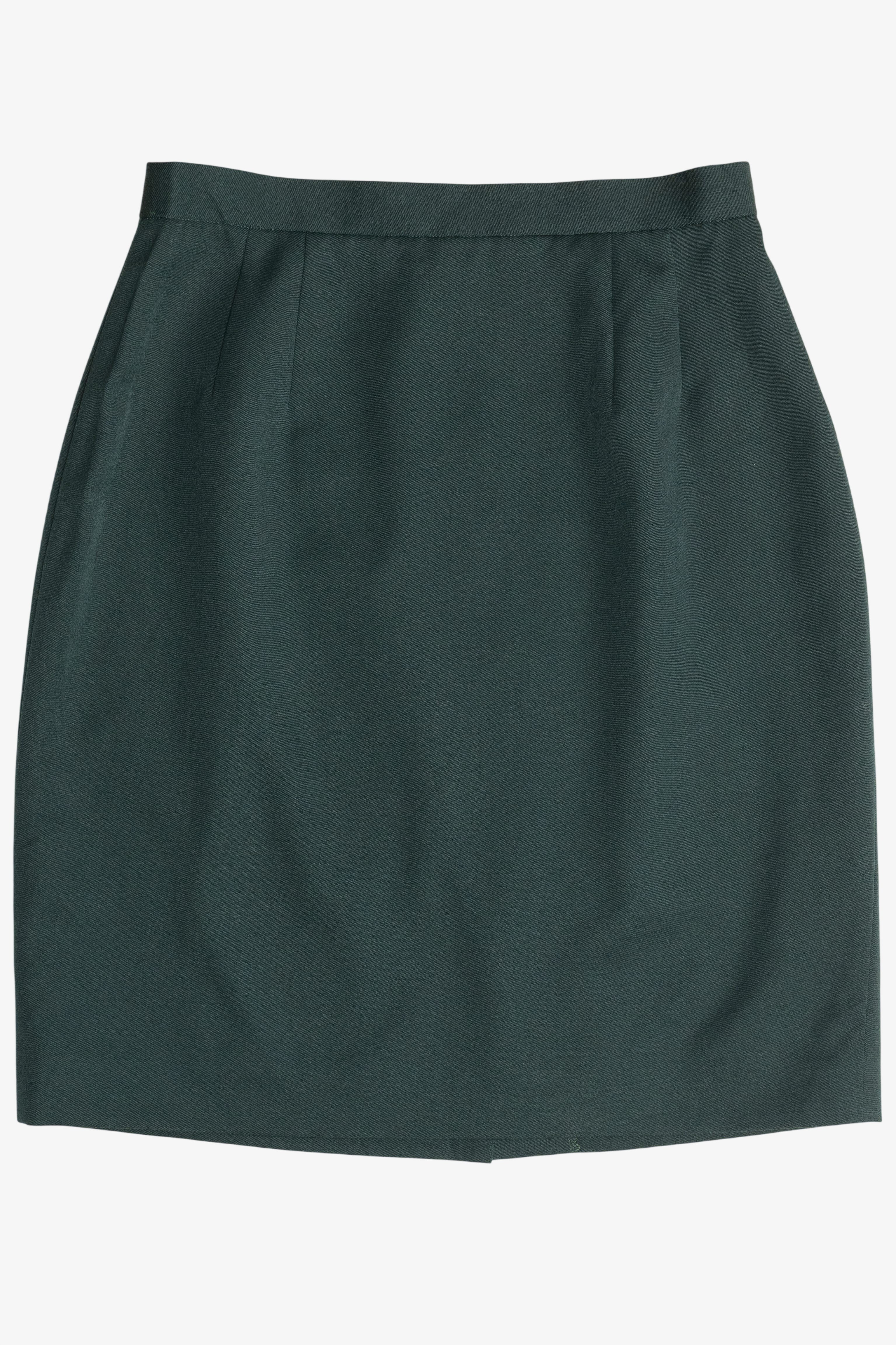 Vintage Classiques Entier Soft Wool High Waisted Lined Skirt (1990s)