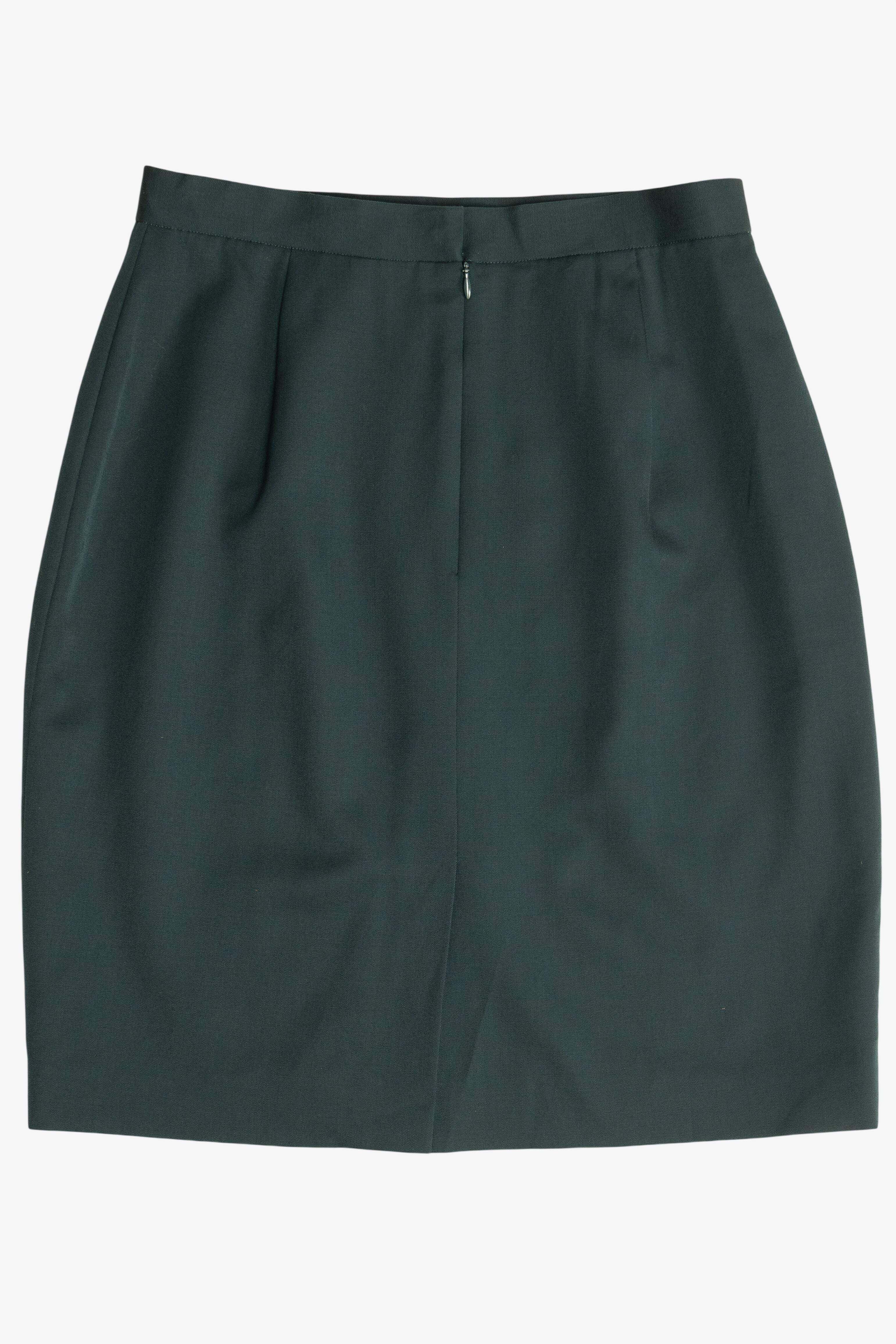 Vintage Classiques Entier Soft Wool High Waisted Lined Skirt (1990s)
