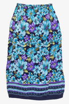 Vintage Floral Wrap JM Collection Maxi Skirt