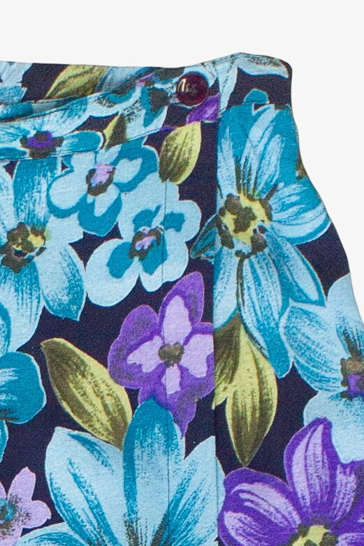 Vintage Floral Wrap JM Collection Maxi Skirt