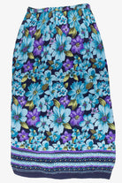 Vintage Floral Wrap JM Collection Maxi Skirt