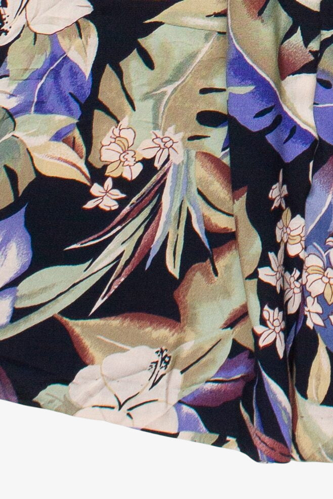 Vintage Tropical Florals Sag Harbor A-Line Skirt