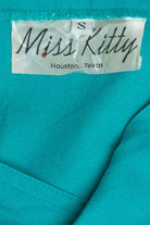 Vintage Hand Painted Miss Kitty Adjustable Waist Canvas Wrap Skirt (1980s)