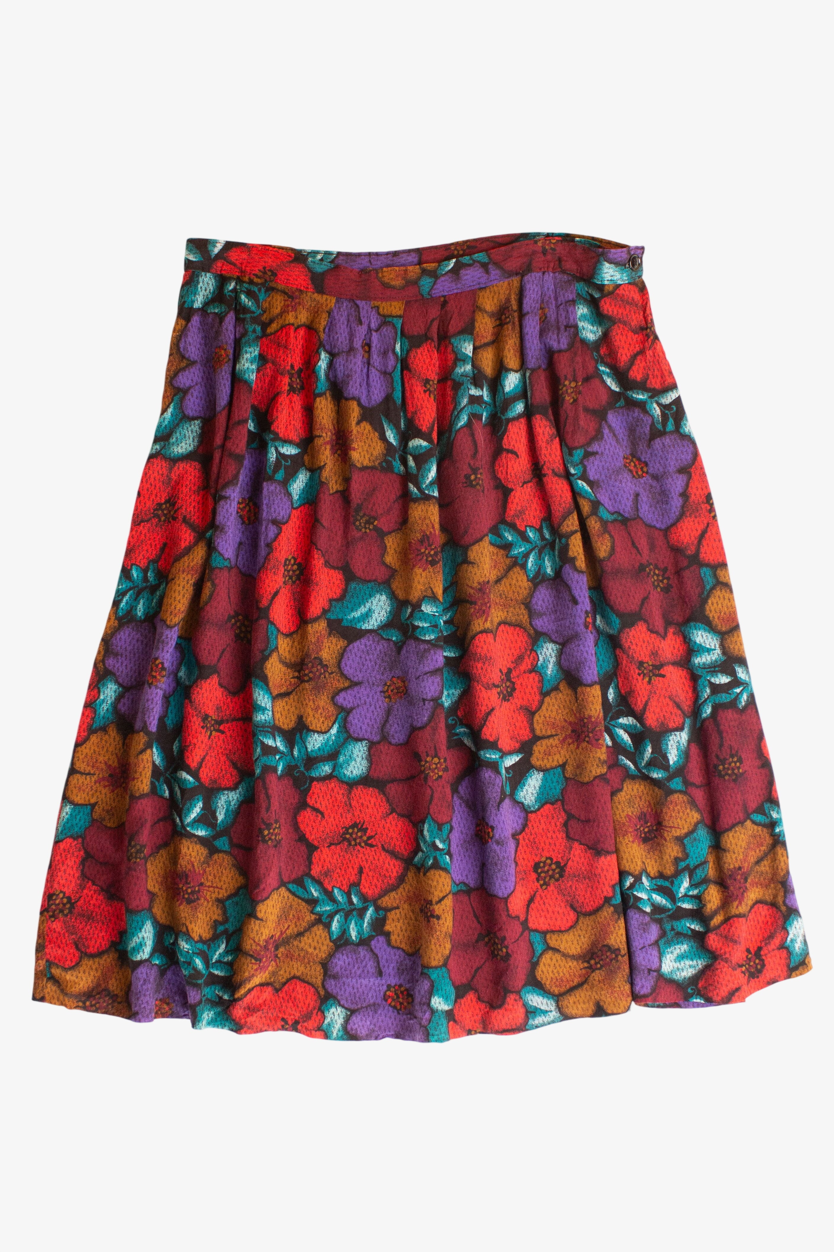 Vintage Young Stuff Floral Midi Skirt (1990s)
