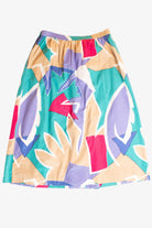 Vintage Tropical Abstract Skirt (1990s)