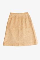 Vintage Tan Herringbone Skirt (1990s)