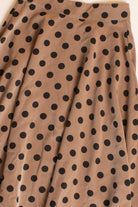 Tan Polka Dot Skirt (2000s)
