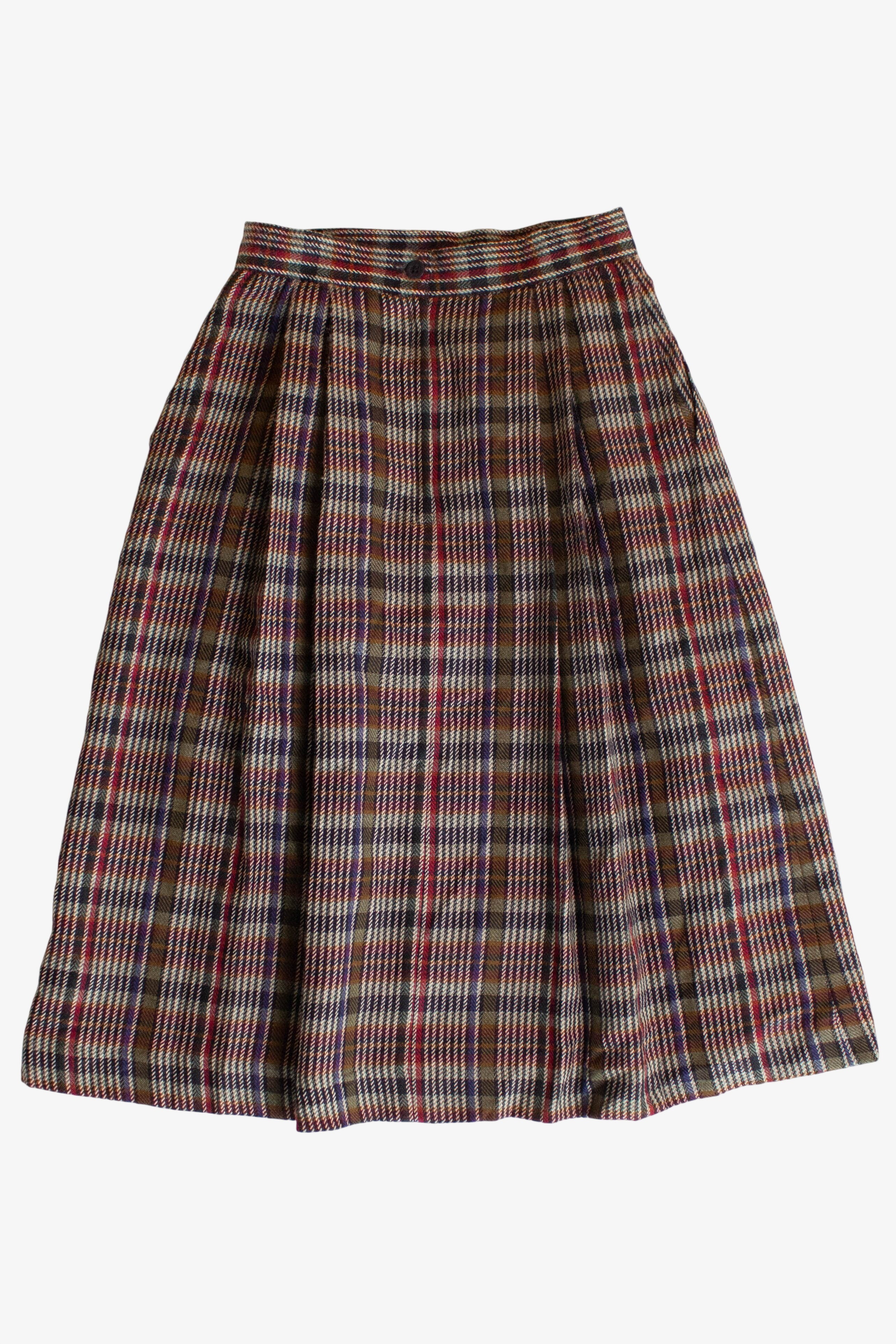 Vintage Doncaster Plaid Skirt (1990s)