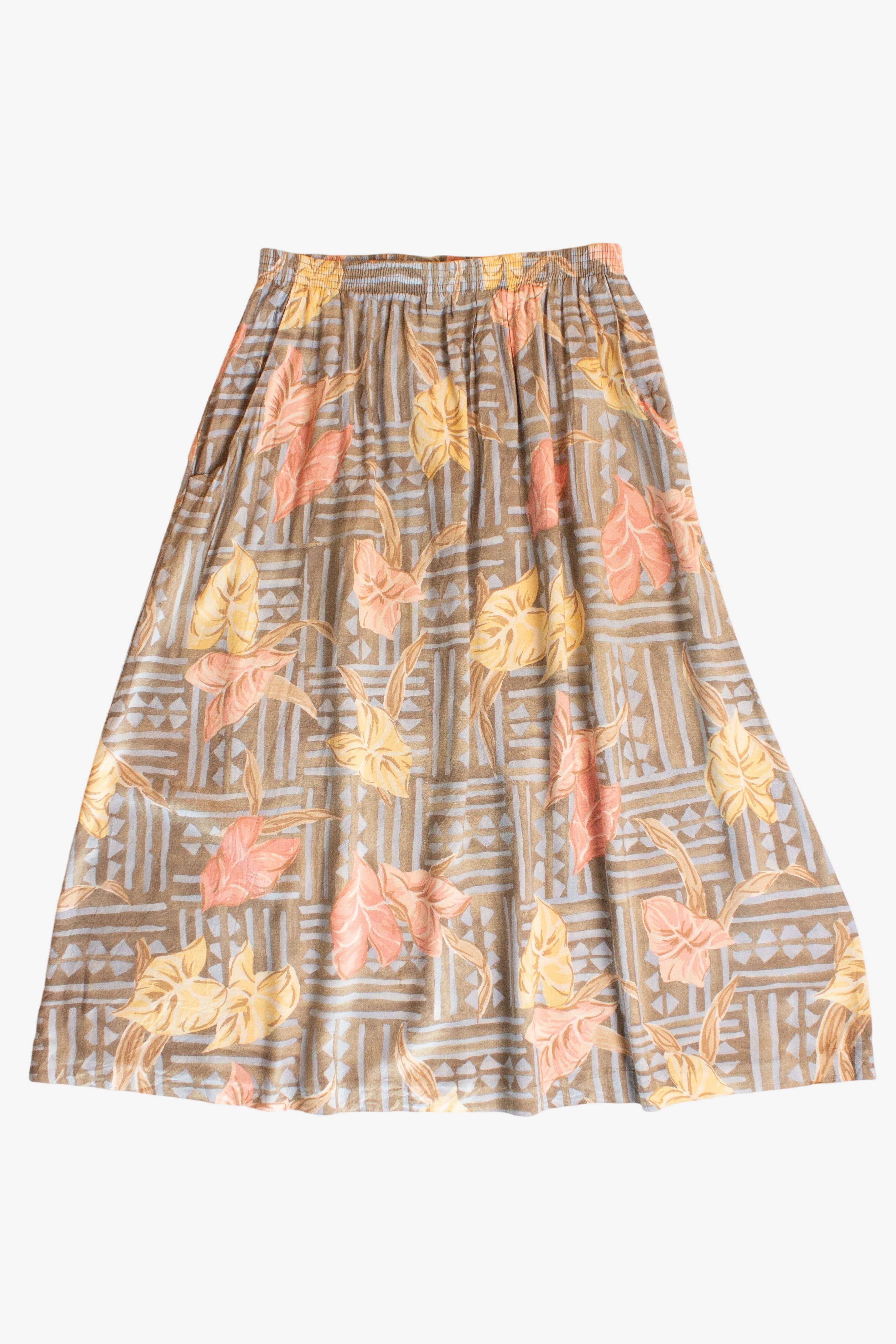 Vintage Block Island Petites Skirt (1980s)