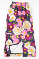 Giant Daisy Quilted Maxi Skirt