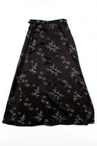 Asian Print Wrap Skirt