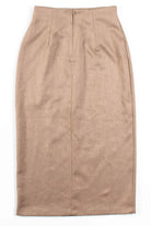 Tan Pencil Skirt