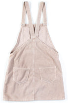 Tan Corduroy Jumper Dress