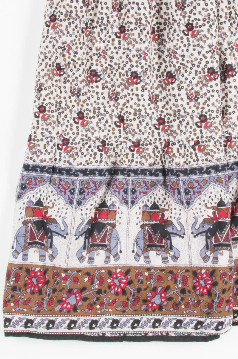 Elephant Caravan Hippie Skirt