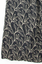 Black Vines Hippie Skirt
