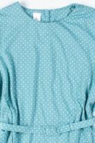 Teal Polka Dot Dress