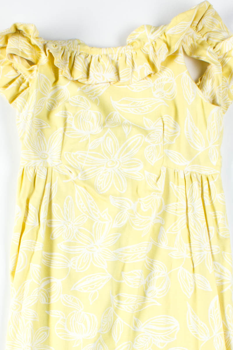 Yellow Floral Dress