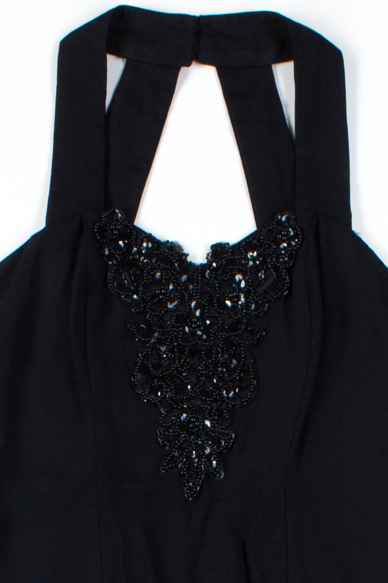 Black Beaded Dress
