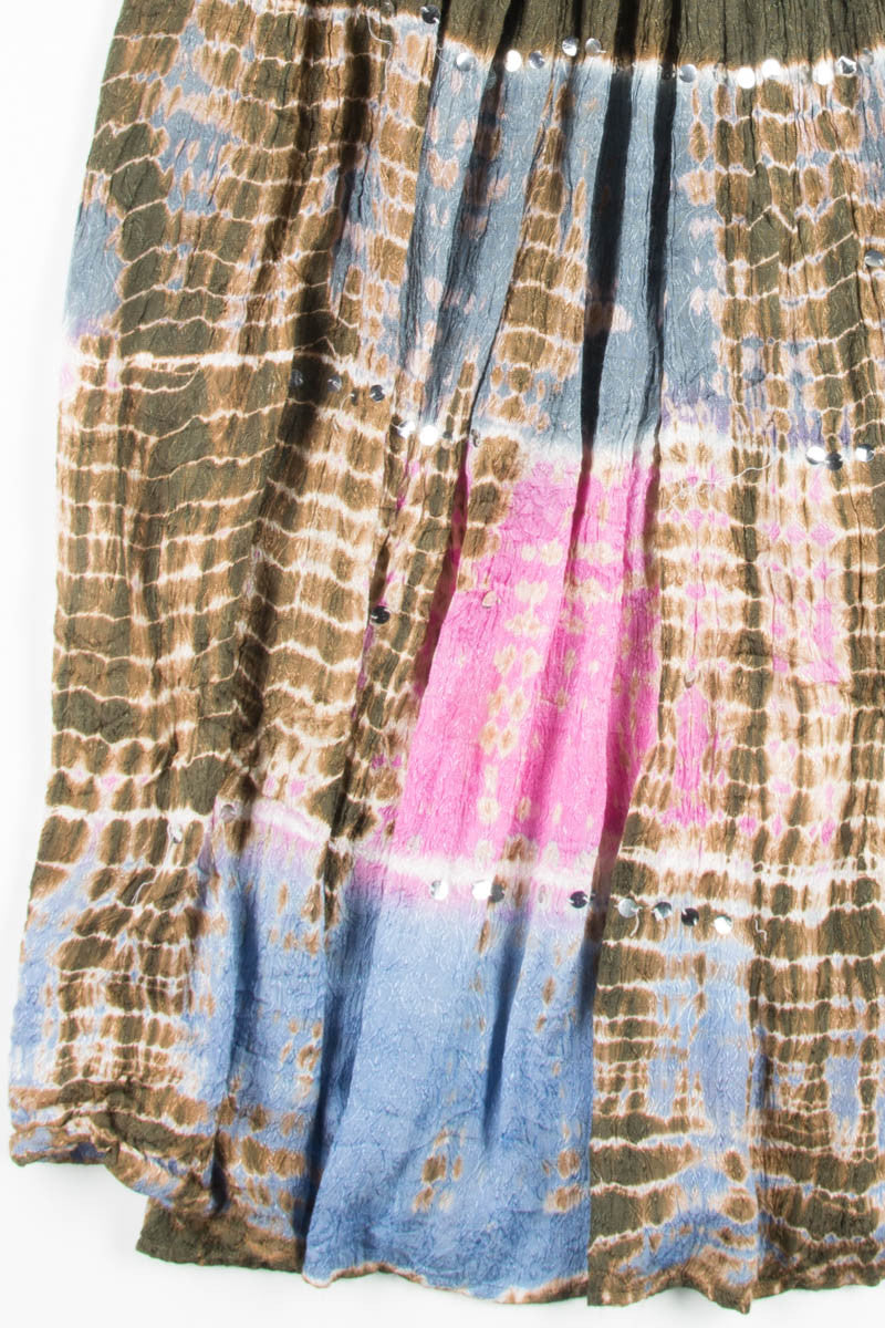 Tie Dye Sequin Skirt 1