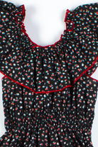 Black & Red Floral Dress