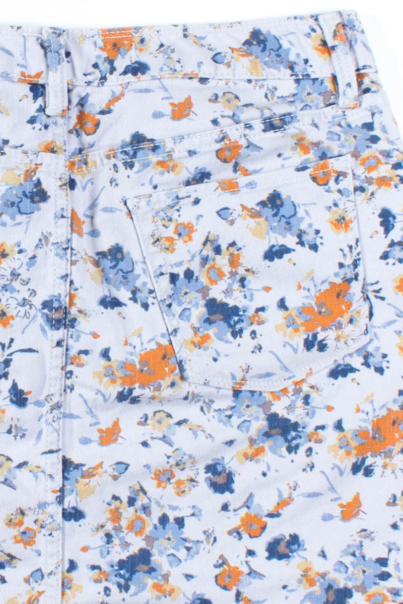 Lavender Floral Skirt