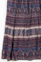 Tan & Blue Hippie Skirt