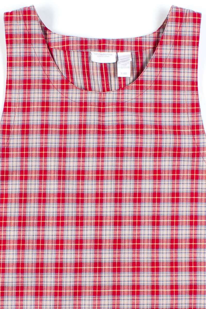 Red Plaid Dress