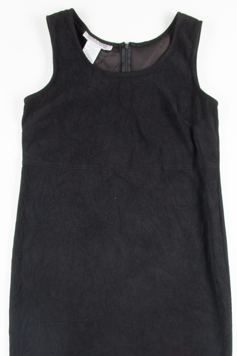 Black Sheath Maxi Corduroy Dress