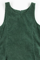 Green Corduroy Sheath Dress