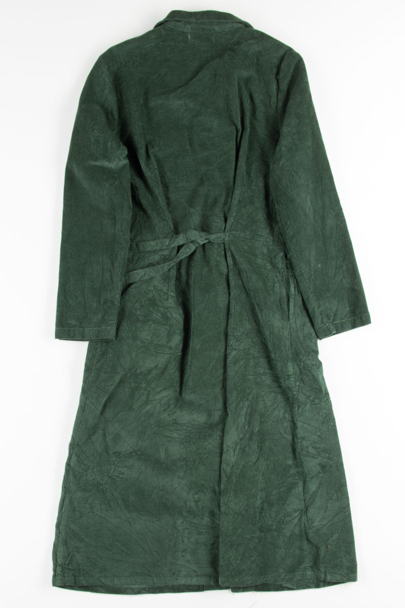 Forest Corduroy Shirt Dress