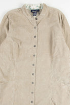 Tan Corduroy Shirt Dress