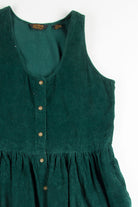 Green Eddie Bauer Corduroy Dress