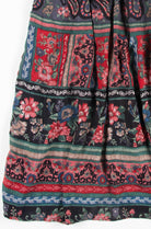 Large Paisley Print Hippie Skirt