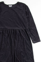 Black Ribbed Maxi Dress