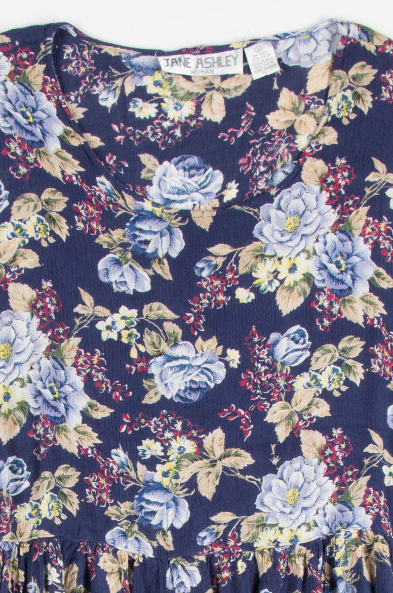 Blue Floral Sundress