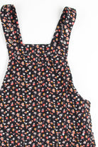 Black Ditsy Floral Corduroy Jumper