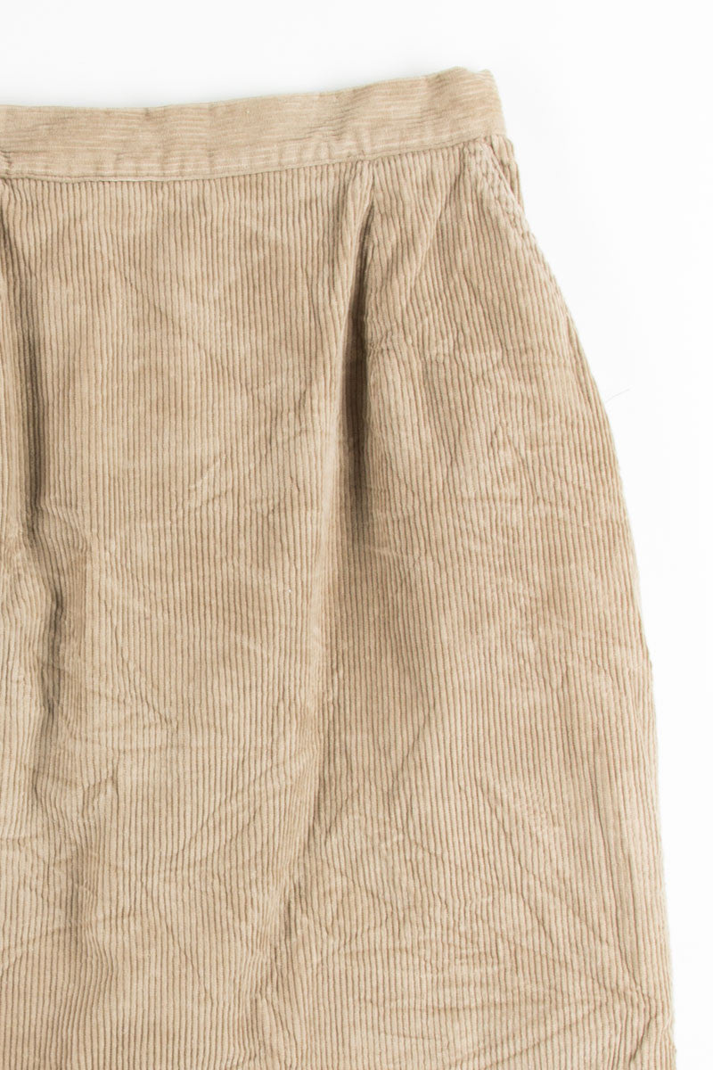 Tan Corduroy Skirt