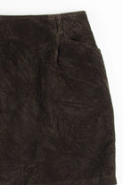 Brown Corduroy Pencil Skirt 3