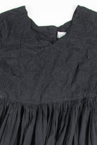 Black Embroidered Dress