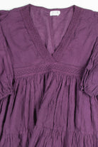 Purple Peasant Dress