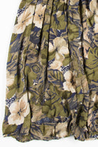 Green Hawaiian Hippie Skirt