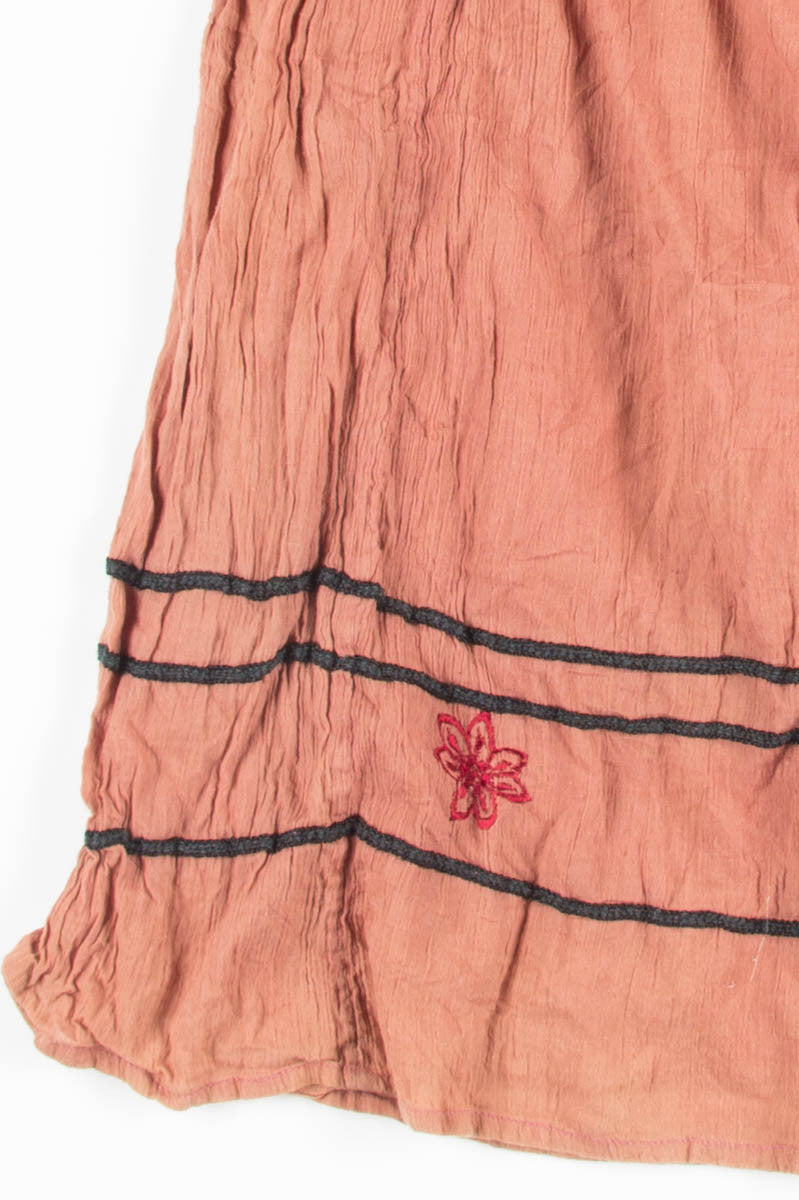 Rust Hippie Skirt
