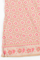 Pink Floral Hippie Skirt