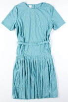Teal Polka Dot Dress