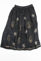 Sequin Paisley Hippie Skirt